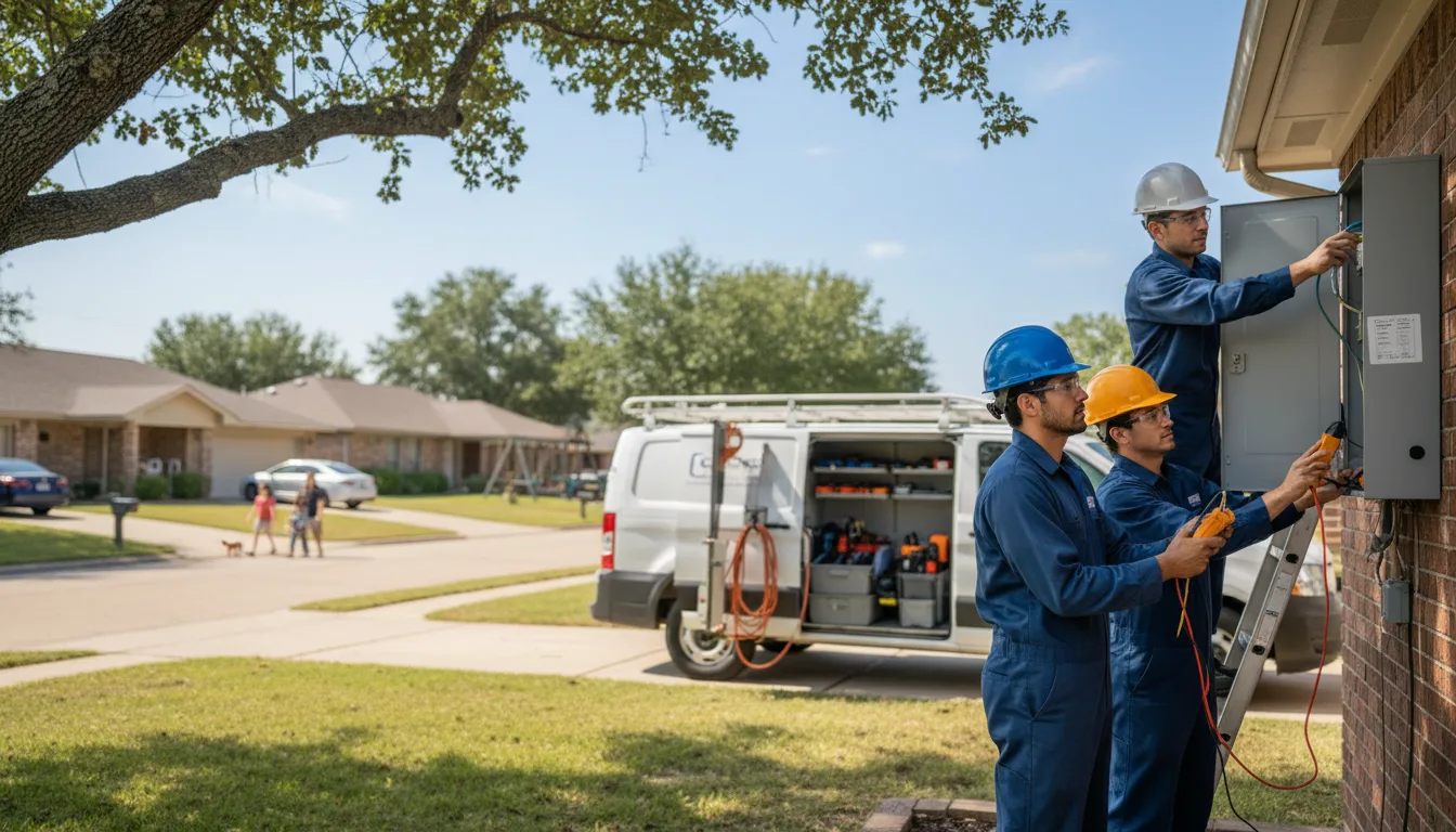 Certified electrician providing emergency electrical services in Weston, ID